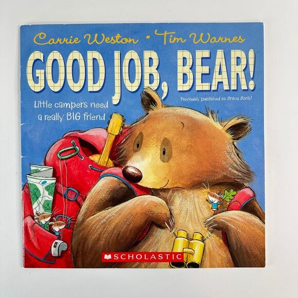 2/$6 Good Job, Bear! book by Carrie Weston-Camping-Animals (Paperback) - Picture 1 of 10
